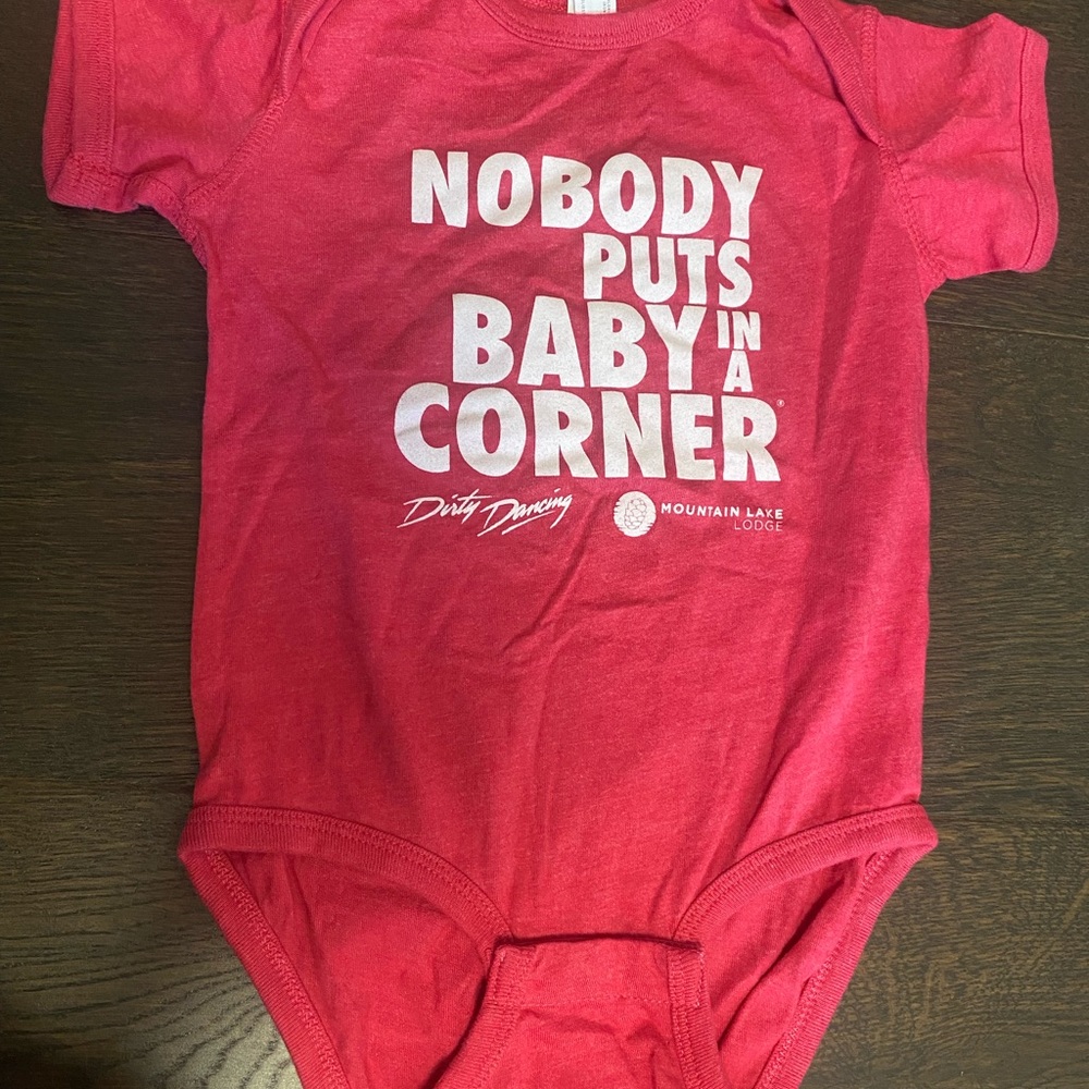 Dirty Dancing “Nobody Puts Baby in a Corner” Onesie - Pink - 24 Months